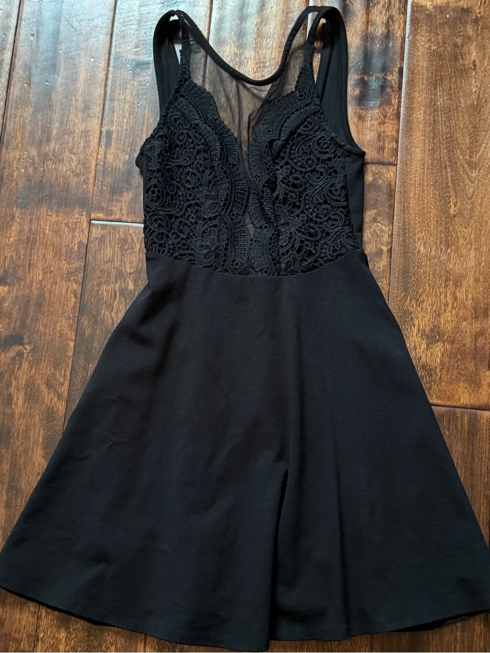 Juniors Lulus Black Dress, XS